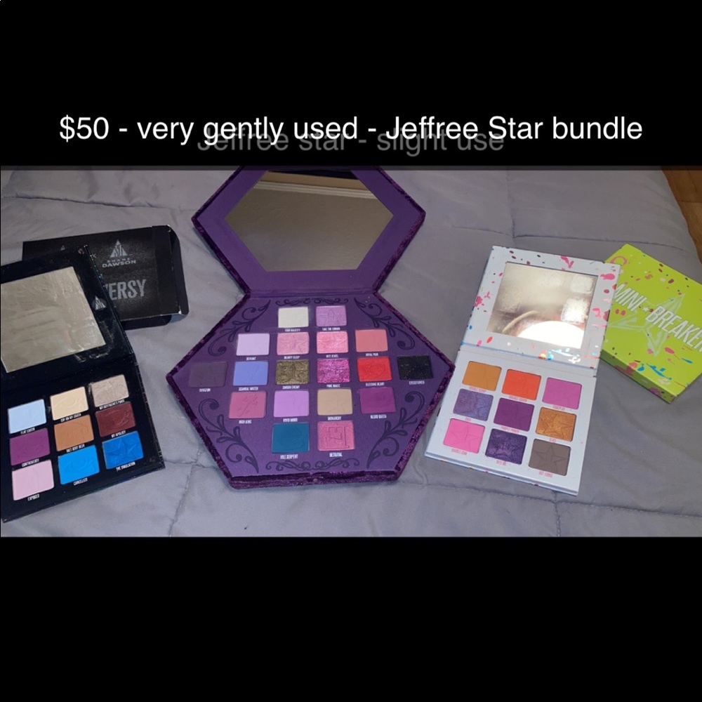 Multiple makeup and skincare products.
